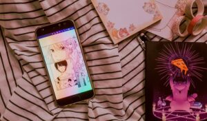 Página do mangá A Kiss, For Real volume 3.