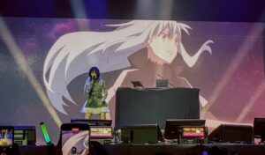 Show de MindaRyn no Anime Friends 2025.