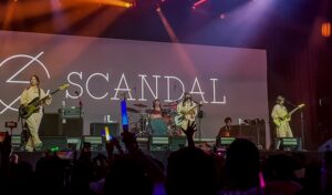 Show da banda Scandal no Anime Friends 2025.