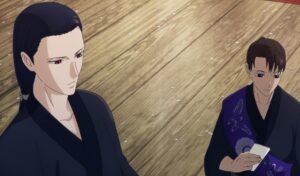 Príncipe Herdeiro e Yukiya, protagonistas de Yatagarasu - The Raven Does Not Choose Its Master, um dos meus animes favoritos de 2024.