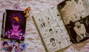 Página do mangá Yarichin Bitch Club volume 2.