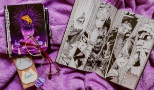 Página do mangá My Hero Academia volume 30.