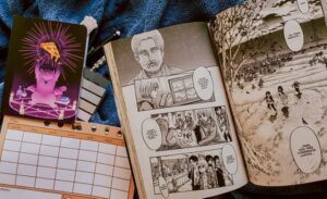 Página do mangá Ataque dos Titãs volume 34.